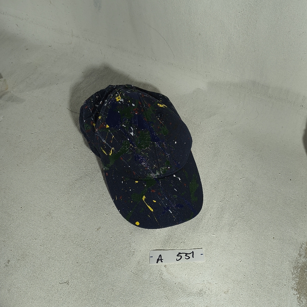 Unisex Navy Blue Adj Cap with Unique Street Wear Art Timothy Designs